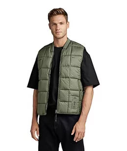 G-STAR RAW Meefic Sqr Quilted Vest Kurtka Mężczyźni, Green (lt hunter B958-8165), M - Kurtki męskie - miniaturka - grafika 1