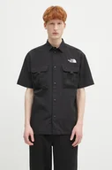 Koszule męskie - The North Face koszula TNF X NSE męska kolor czarny relaxed z kołnierzykiem klasycznym NF0A8BK1JK31 - miniaturka - grafika 1