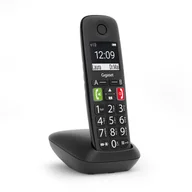 Telefony stacjonarne - Gigaset E290A Telefon analogowy/DECT Nazwa i identyfikacja dzwoniącego Czarny - miniaturka - grafika 1