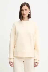 Patrizia Pepe bluza bawełniana damska kolor beżowy z aplikacją 2M4494 J079 - Bluzy damskie - miniaturka - grafika 1