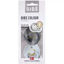 Bibs Smoczek Uspokajający - Bibs - 2-Pack S - White & Dark Oak 100370 - Smoczki uspokajające - miniaturka - grafika 2