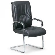 Fotele i krzesła biurowe - B2B Partner Konferencyjne krzesło LUX, czarny NF-3812 Black 1 - miniaturka - grafika 1