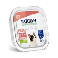 Mokra karma dla kotów - Zestaw Yarrah Bio Pâté, 12 x 100 g - Łosoś z algami morskimi - miniaturka - grafika 1