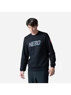 Bluzy męskie - Bluza męska Rossignol Hero Sweat czarny M - miniaturka - grafika 1
