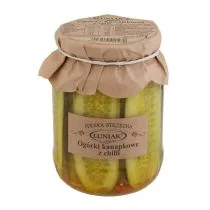 Luniak Ogórki kanapkowe z chili 710 g - Koncentraty warzywne, przeciery - miniaturka - grafika 1