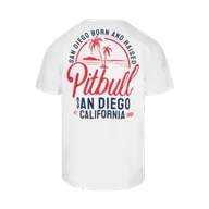 Koszulki sportowe męskie - Pit Bull T-Shirt Koszulka San Diego Born White - miniaturka - grafika 1