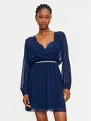 Sukienki - Rinascimento Sukienka koktajlowa 1000769765898 Granatowy Regular Fit - miniaturka - grafika 1