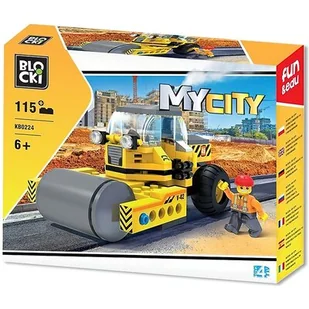 ICOM Blocki MyCity Klocki Pojazdy Budowlane Walec 115el. KB0224 - Klocki - miniaturka - grafika 1