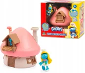 Figurki dla dzieci - Smerfy Domek Smerfetki z Akcesoriami i Figurką Różowy Licencjonowany - miniaturka - grafika 1