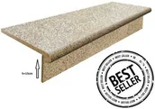 Kostki brukowe i krawężniki - Stopnica - Stopień + Podstopień Granitowy G682 100x35x2 / 100x15x2 - miniaturka - grafika 1