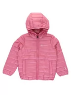 Kurtki i płaszcze dla dziewczynek - Champion Legacy Outdoor Light Hooded watowana kurtka dla dziewcząt, różowy (Hot Pink), 3-4 Lata - miniaturka - grafika 1