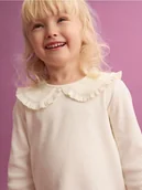 Bluzki dla niemowląt - Reserved - Bluzka z kołnierzykiem - złamana biel - miniaturka - grafika 1