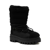 Śniegowce damskie - Calvin Klein Jeans Śniegowce | shearling - miniaturka - grafika 1