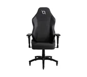 Fotele gamingowe - Aqirys Tarvos Gamingowy do 140kg Tkanina Skóra ECO Czarny - miniaturka - grafika 1