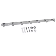 Wieszaki do szafy - Wieszak na płaszcze ze stali nierdzewnej model A - 7 haczyków - wieszaki Wieszak w 5 różnych wzorach - miniaturka - grafika 1