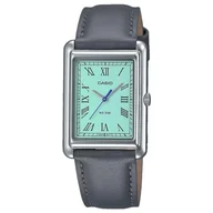 Zegarki damskie - CASIO Zegarek analogowy dla kobiet z paskiem ze stali nierdzewnej LTP-B165L-2BVEF, Srebrny - miniaturka - grafika 1