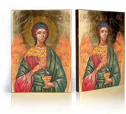 Ikona religijna Archanioł Rafał - Ikony i obrazy sakralne - miniaturka - grafika 1