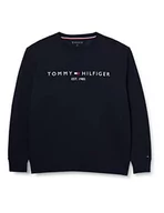 Bluzy męskie - Tommy Hilfiger Męska bluza z logo BT-Tommy - B, pustynne niebo, 3XL, Pustynne niebo - miniaturka - grafika 1