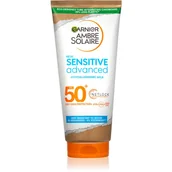 Balsamy i kremy do opalania - GARNIER Ambre Solaire Sensitive Advanced Hypoallergenic Milk SPF50 Preparat Do Opalania Ciała 175ml - miniaturka - grafika 1