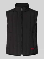 Kamizelki męskie - Kamizelka pikowana o kroju regular fit z wodoodpornego materiału model ‘BRENO2611’ - miniaturka - grafika 1