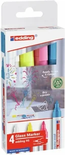 Marker do powierzchni szklanych 1,5-3mm 4 kolory - Edding - Markery do tablic - miniaturka - grafika 1