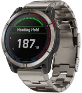 Smartwatch - Garmin Quatix 7X Solar Edition Srebrny - miniaturka - grafika 1