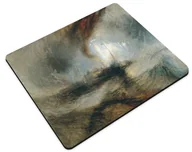Podkładki pod mysz - Podkładka Śnieżyca: Parowiec na wejściu do portu William Turner 36x29cm - miniaturka - grafika 1