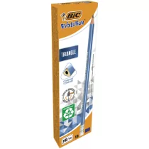 BIC Ołówek z Gumka Hb Trojk Bc Triangle pudełko Op12szt - Przybory szkolne - miniaturka - grafika 1