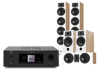 Kino domowe - NAD T 778 (czarny) + Diva 6 + 3 + 7 (dąb) - miniaturka - grafika 1