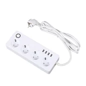 Listwy zasilające - INTELIGENTNA LISTWA ZASILAJĄCA MOYE VOLTAIC V2 4 WTYCZKI EU+4 WTYCZKI USB 3680W 16A - miniaturka - grafika 1
