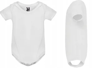 BODY niemowlęce BAWEŁNA Krótki Rękaw Roly HONEY BIAŁE 80 - Body dla niemowląt - miniaturka - grafika 1