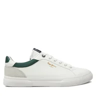 Sneakersy męskie - Sneakersy Pepe Jeans PMS30839 Zielony - miniaturka - grafika 1