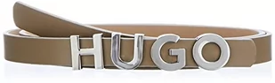 HUGO Pasek damski, Ciemny beż 259, 100 - Paski - miniaturka - grafika 1