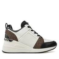 Sneakersy damskie - Sneakersy MICHAEL Michael Kors 43F4GEFS1D Brązowy - miniaturka - grafika 1