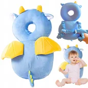 Plecaki - Plecak Do Nauki Chodzenia Ochrona Głowy Przed Upadkiem Poduszka Smok - miniaturka - grafika 1