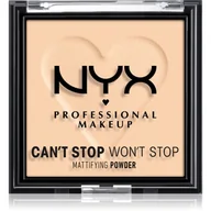Pudry do twarzy - NYX Professional Makeup Can’t Stop Won’t Stop Mattifying Powder Light - miniaturka - grafika 1
