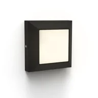 Lampy ogrodowe - Lutec Helena 6402105012 kinkiet lampa ścienna zewnętrzna ogrodowa 1x4.5W LED IP54 czarny - miniaturka - grafika 1