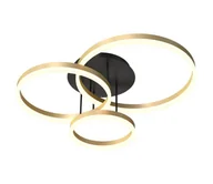 Lampy sufitowe - Wofi 9049-401 - LED Ściemnialny żyrandol natynkowy PERPIGNAN LED/51W/230V złoty - miniaturka - grafika 1