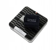 Skarpetki męskie - SKARPETKI TOMMY HILFIGER 4 PARY GIFTBOX 4 SZTUKI PREZENT r. 39-42 CZARNE - miniaturka - grafika 1