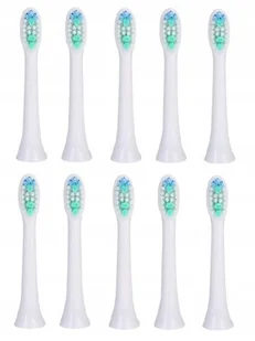 SZCZOTECZKA SARMOCARE S100 końcówki białe 10 sztuk - Końcówki do szczoteczek elektrycznych - miniaturka - grafika 1