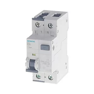 Siemens Wyłącznik kombinowany RCBO typA 30mA 10kA 1+N C16A 5SU1354-7KK16 5SU1354-7KK16 - Bezpieczniki elektryczne - miniaturka - grafika 1