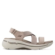 Sandały damskie - Sandały Skechers Treasured 140257/TPE Brązowy - miniaturka - grafika 1