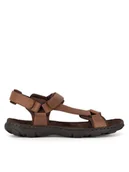 Sandały męskie - Lasocki Sandały KAP-01 MI24 Brązowy - miniaturka - grafika 1