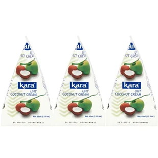 Kara Krem kokosowy Uht Zestaw 3 x 65 ml - Żywność - Soki i napoje niegazowane - miniaturka - grafika 1