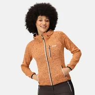 Bluzy damskie - Regatta Damski Polar z Kapturem Newhill Jasnopomarańczowy, Rozmiar: 46 - miniaturka - grafika 1