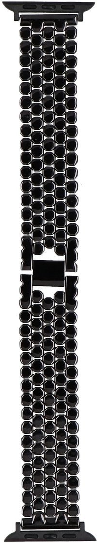 GlacierX Nowa bransoleta do smartwatcha GlacierX Hex Grid Bracelet Black do Apple Watch 42/44/45/49mm Czarna