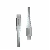 Kable USB - Kabel Swissten Kevlar USB C / USB C 1,5 m Kolor: biały - miniaturka - grafika 1