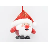 Ozdoby bożonarodzeniowe - Mikołaj zawieszka led 9,5 x 7,7 x 6,6 cm czerwony - miniaturka - grafika 1