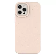 Etui i futerały do telefonów - Eco Case etui do iPhone 12 Pro Max silikonowy pokrowiec obudowa do telefonu różowy - miniaturka - grafika 1
