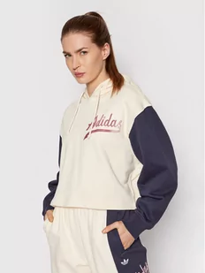 Adidas Bluza Moder B-Ball HD9782 Beżowy Relaxed Fit - Bluzy damskie - miniaturka - grafika 1